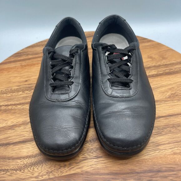 SAS Tripad Shoes Womens SIze 8.5 M Comfort Traveler Black Leather Sneakers - Picture 2 of 8